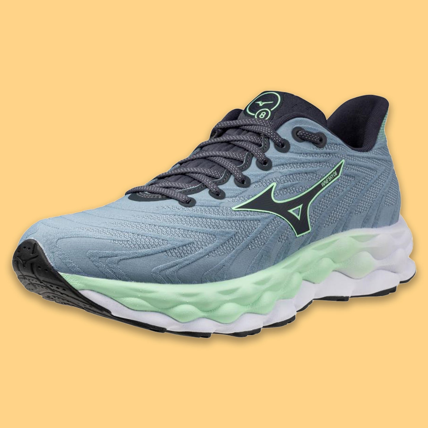 Men's Wave Sky 8 - Maximum Cushioned Neutral Running Shoes