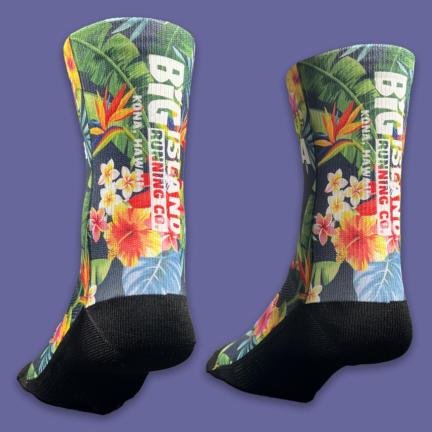 Colorful Crew Running Socks