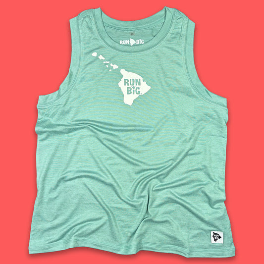 Women's Alii Tee - High Neck Tank - Run Big